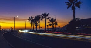 Driving in Baja California Highway 1